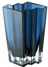 "Majestic Gifts Inc. Chevron Vase, Midnight Blue -11"" Height-"