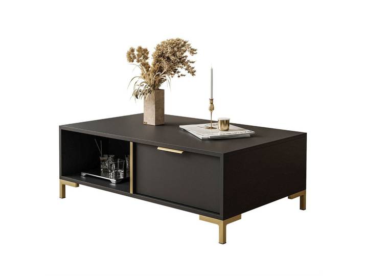COUCHTISCH LARETTO mit Schublade anthrazit