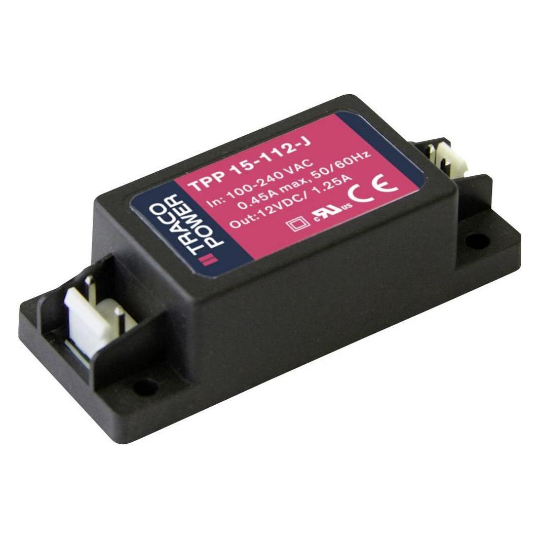 TracoPower AC/DC Netzteilbaustein, geschlossen Schaltnetzteil, TPP 15 Serie (TPP 15-109-J)