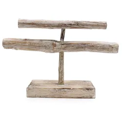Double Branch Jewllery Stand - Whitewash