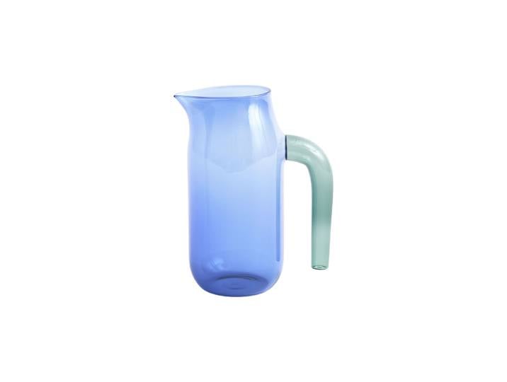Hay - Carafe Jug - Bleu - Verre borosilicaté - Designer Jochen Holz