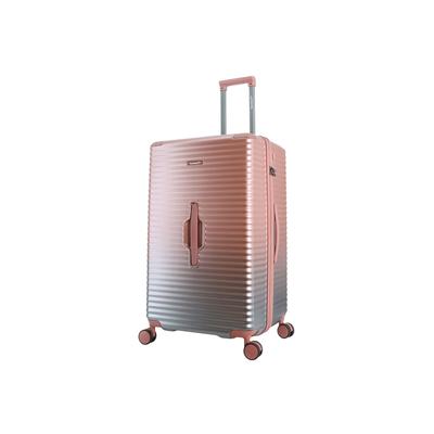 Koffer SAXOLINE "Elite Trunk", Gr. B/H/T: 46cm x 77cm x 37cm, pink, Koffer, mit Trolleysystem aus Halbaluminium