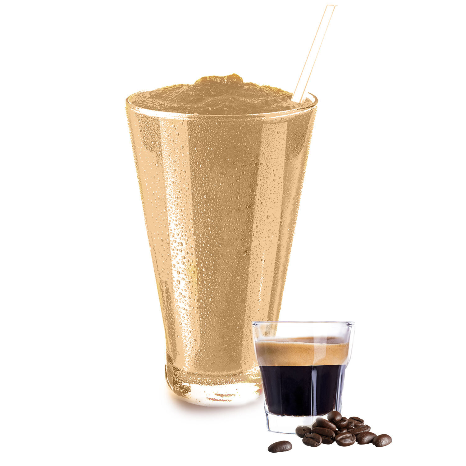 Gino Gelati Espresso-smoothie poeder, 1 kg
