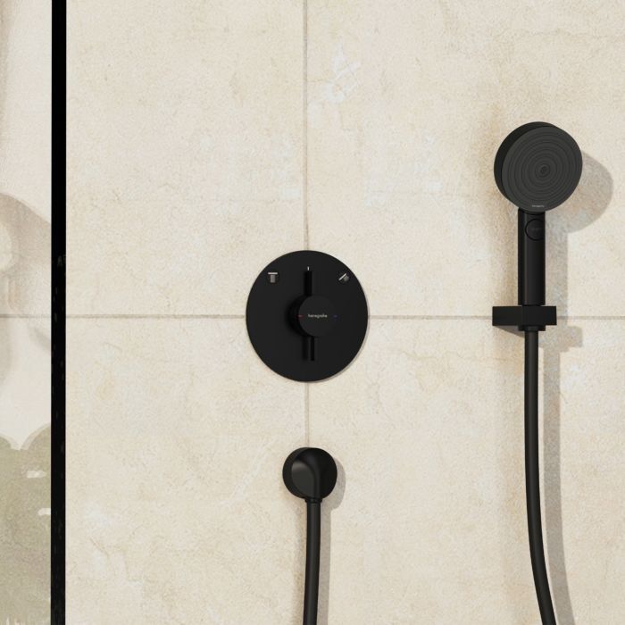Hansgrohe DuoTurn S Mischer 75418670 Unterputz, für 2 Verbraucher, mattschwarz