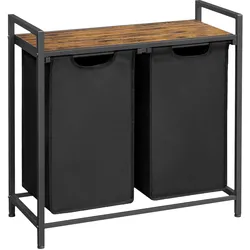 Wäschekorb ca. 73x72x33 cm Schwarz