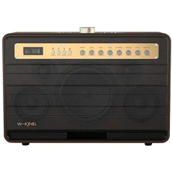 W-king Wireless Bluetooth Speaker K6L 120W (brown) (8 h), Bluetooth Lautsprecher, Bronze
