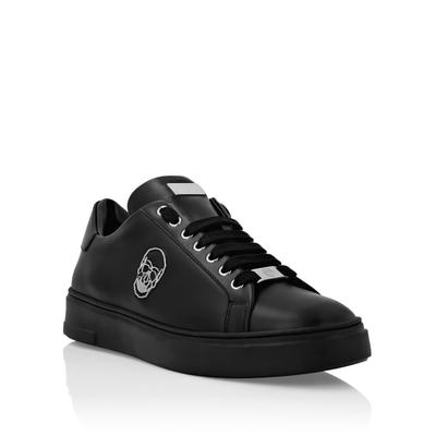 Sneaker PHILIPP PLEIN "Skull", Herren, Gr. 35, Normalschaft, schwarz (0202, schwarz, schwarz), Schuhe Sneaker