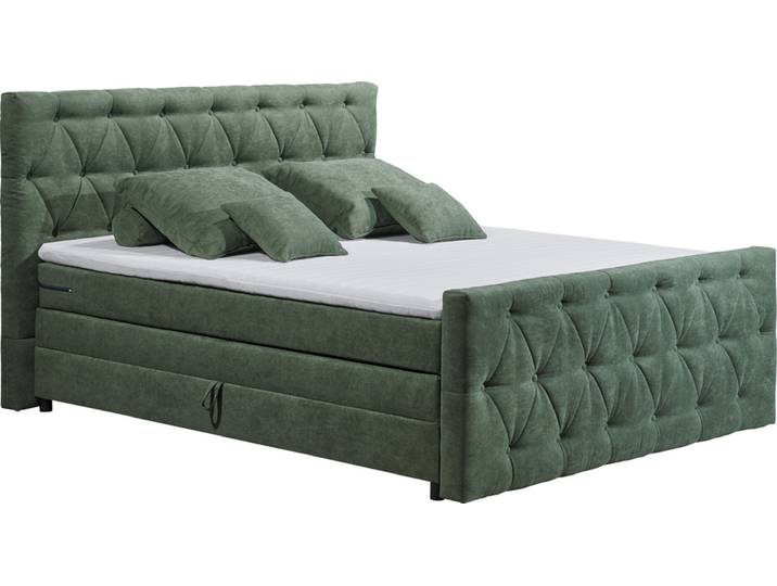 Boxspringbett RIO 180 x 200 cm grün