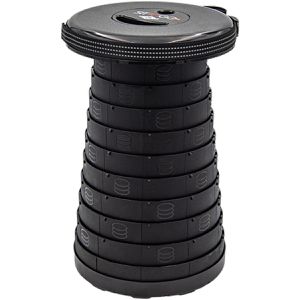Wedo Klapphocker SITTOGO NXT, Teleskophocker, faltbar, schwarz, belastbar bis 150 kg