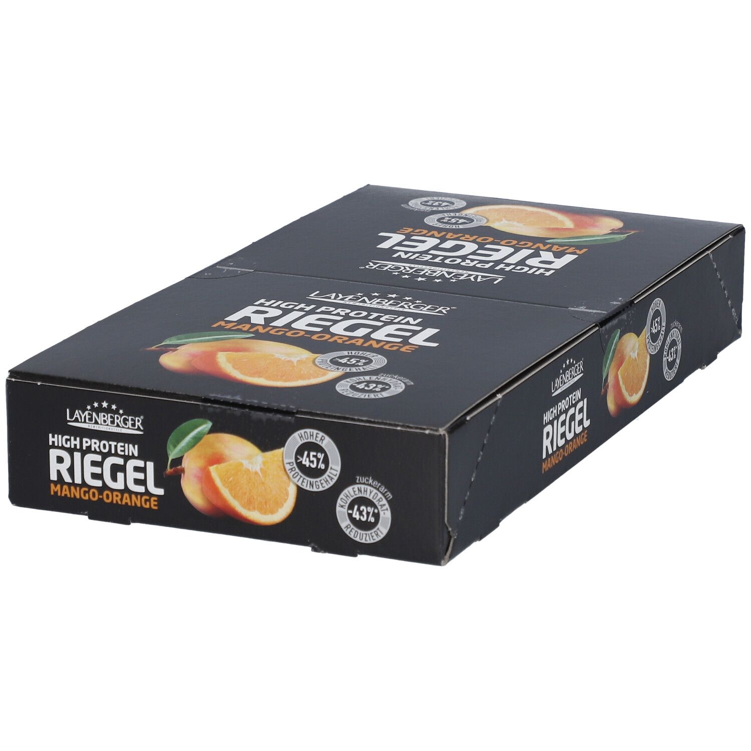 Layenberger LowCarb.One Protein Riegel, Mango Orange 18x35 g Riegel
