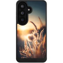 Nivocase Hülle für Samsung Galaxy S26 Handyhülle NIVOcore Case Schwarz Natur Sonne Pampasgras (Samsung Galaxy S26), Smartphone Hülle, Schwarz