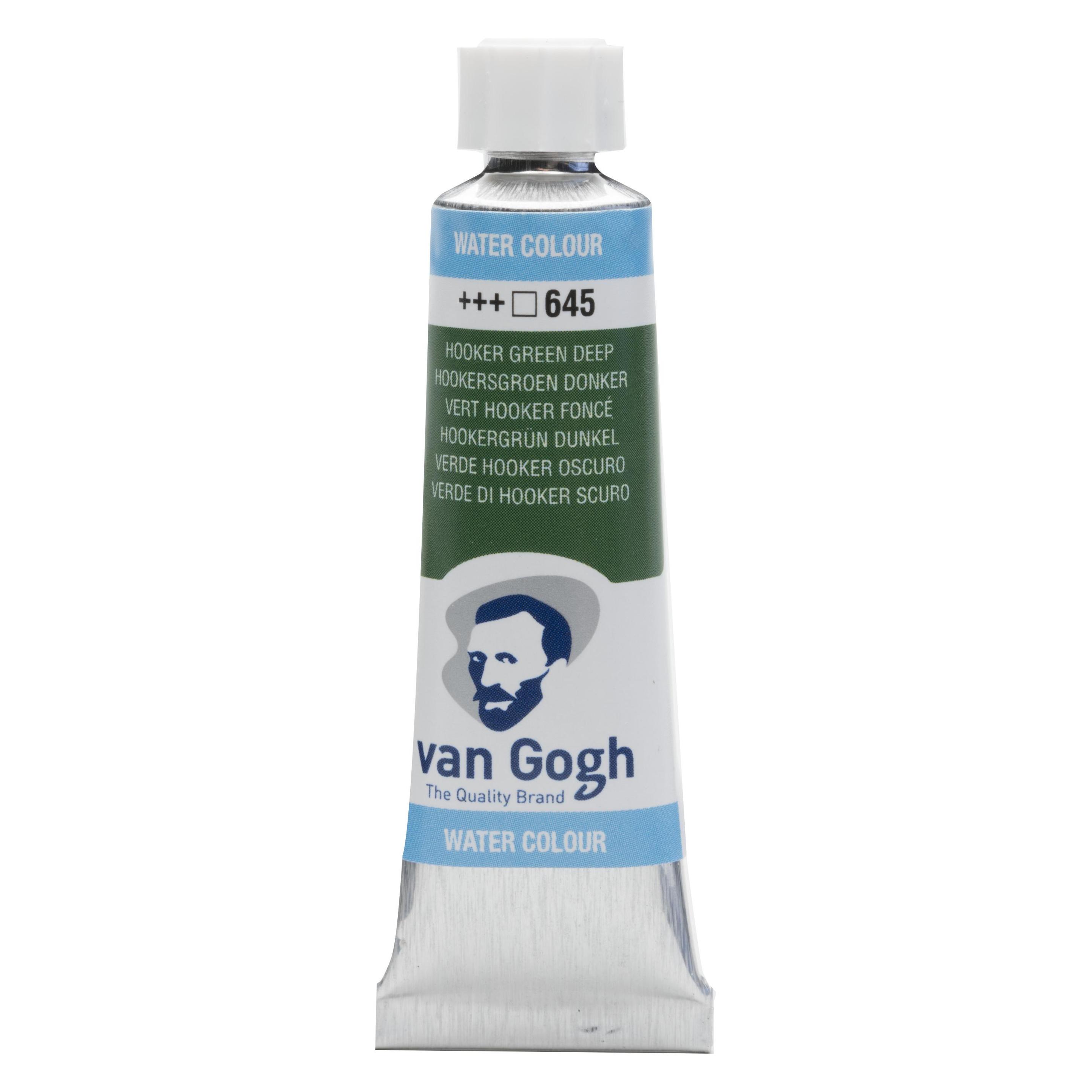 Van Gogh Aquarellfarbe Tube 10 ml Hookergrün Dunkel 645 (10 ml) (ROY-20016451)