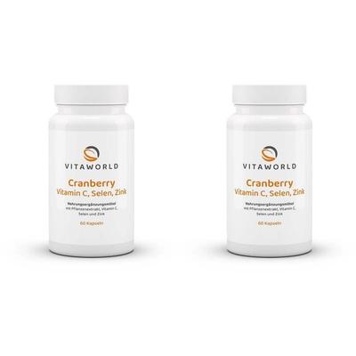 Cranberry Vitamin C+Selen+Zink Kapseln 2x 2x60 St