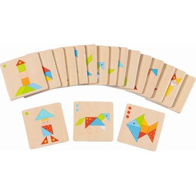 Bunte Tangram Welt