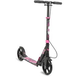 Byox Kinderroller Spooky klappbar, bis 100 kg, Bremse, Stoßdämpfer vorne, ABEC-7 pink