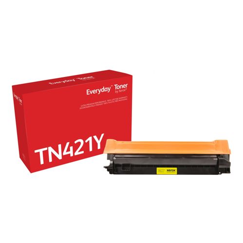 Xerox Everyday Yellow Toner ers. Brother TN-421Y