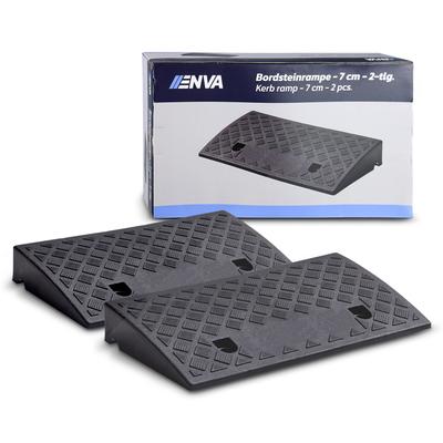 Enva Bordsteinrampe Kunststoff - 50 x 27 x 7 cm - 2 Stück [Hersteller-Nr. 40830623]