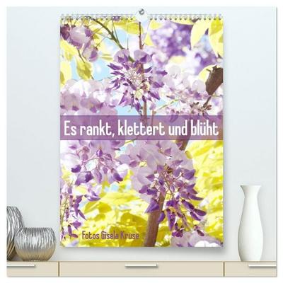 Es rankt, klettert und blüht (hochwertiger Premium Wandkalender 2027 DIN A2 hoch), Kunstdruck in Hochglanz