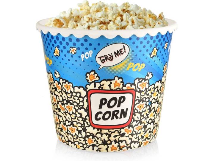 Popcorn en Chips Bak 2\,3 l - Bak - Box - Popcornemmer - Popcornzakjes - Schaal