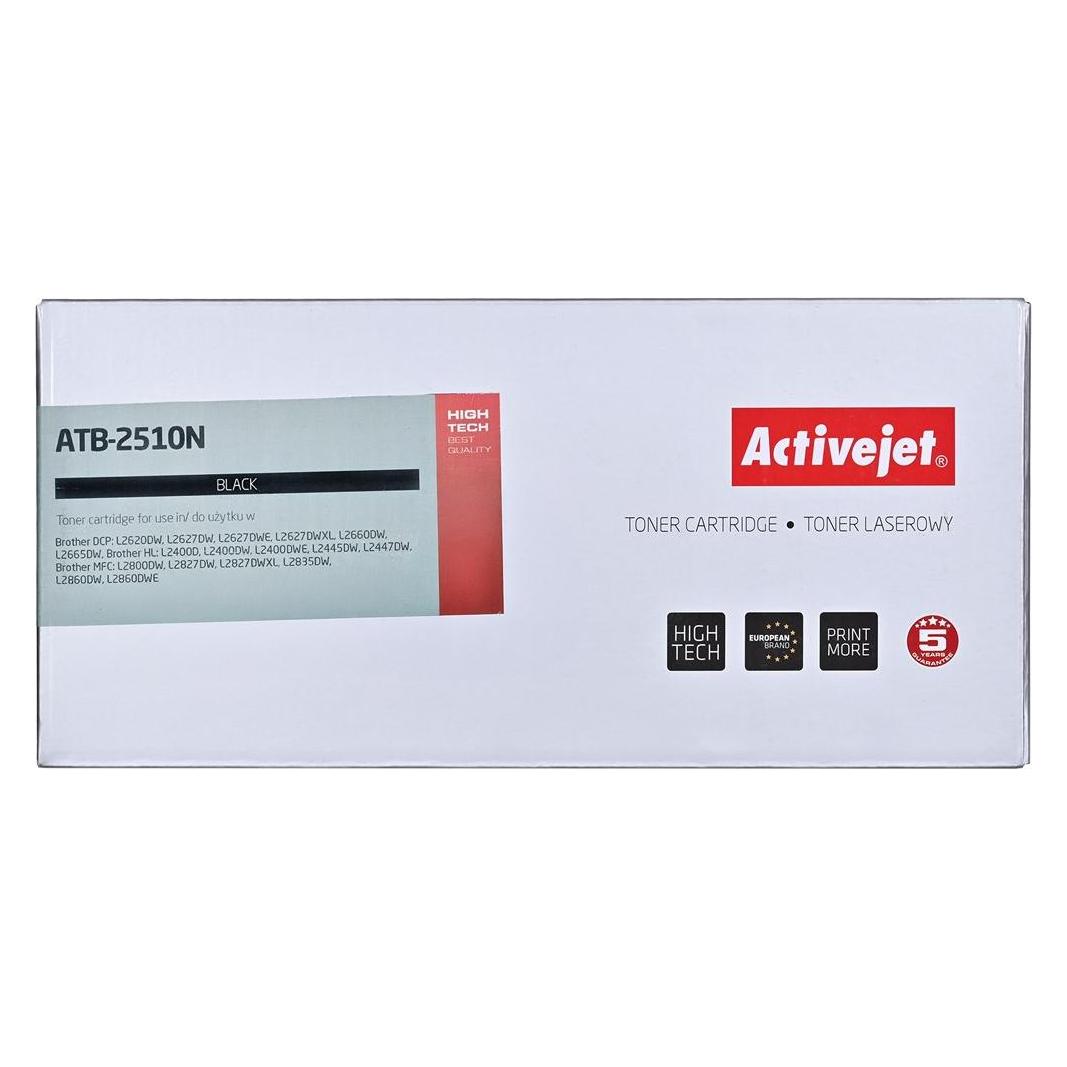 Activejet ATB-2510N Toner (zamiennik Brother TN2510 Supreme 1200 stron czarny) (BK) (ATB-2510N)