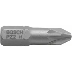 Bosch Professional Zubehör, Bits, Schrauberbit Extra-Hart PZ 2, 25 mm, 100er-Pack