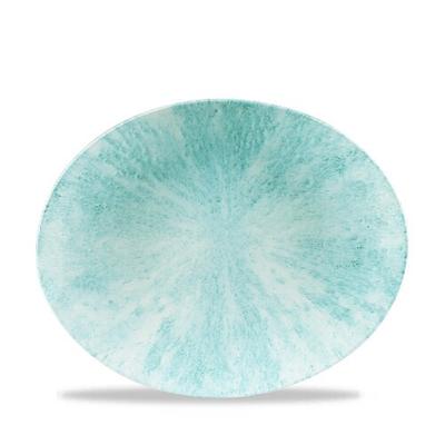 Churchill 12 x Platte oval 26,5cm STONE Aquamarine
