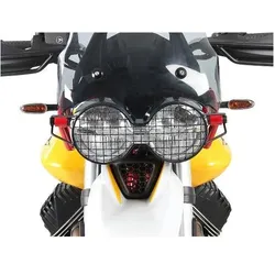 Hepco+Becker, Motorrad Zubehör, Hepco & Becker Lampenschutzgitter, Schwarz - Moto Guzzi V 85 TT (2019->2023)