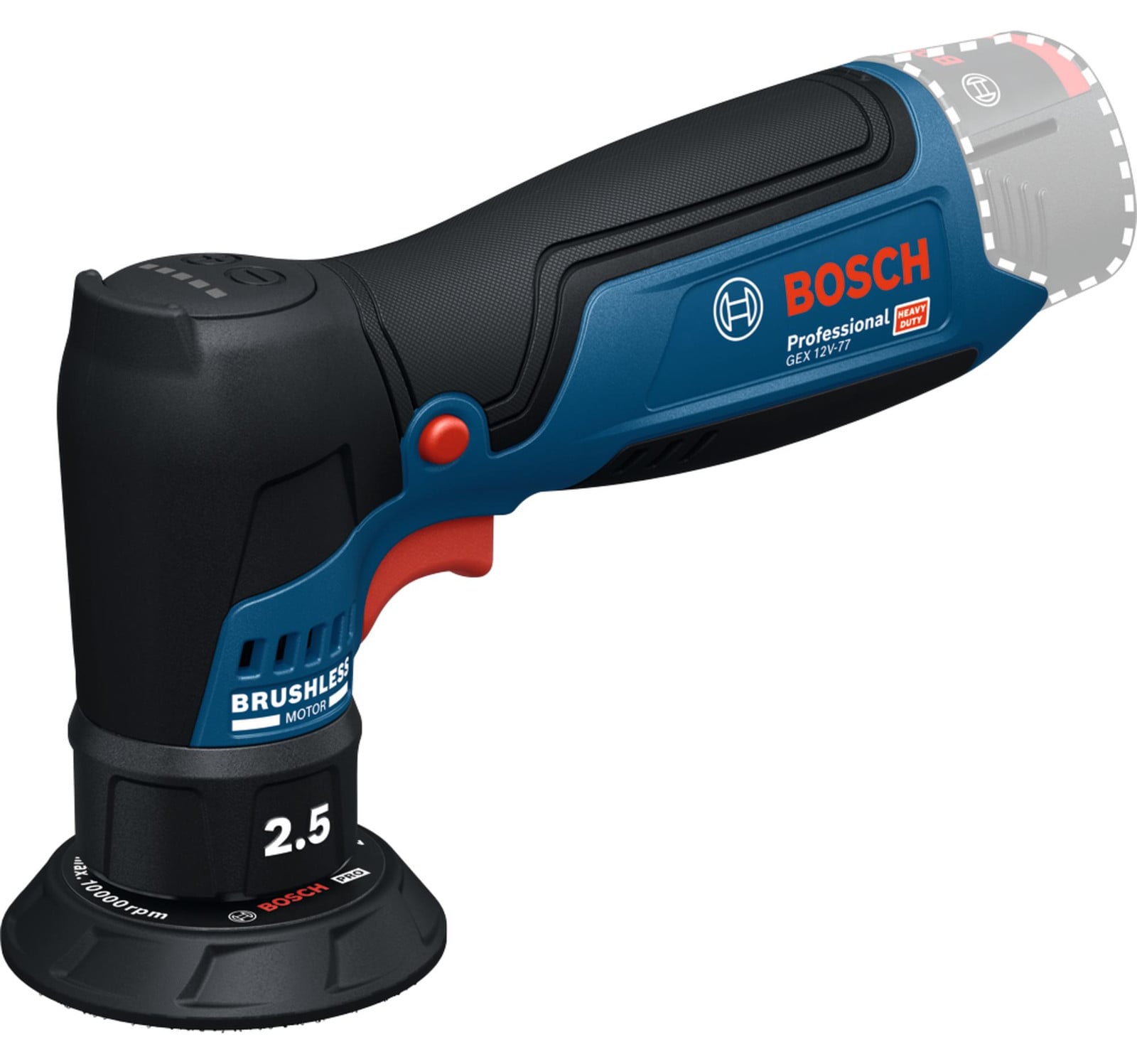Bosch Professional Excenterschuurmachine GEX 12V-77