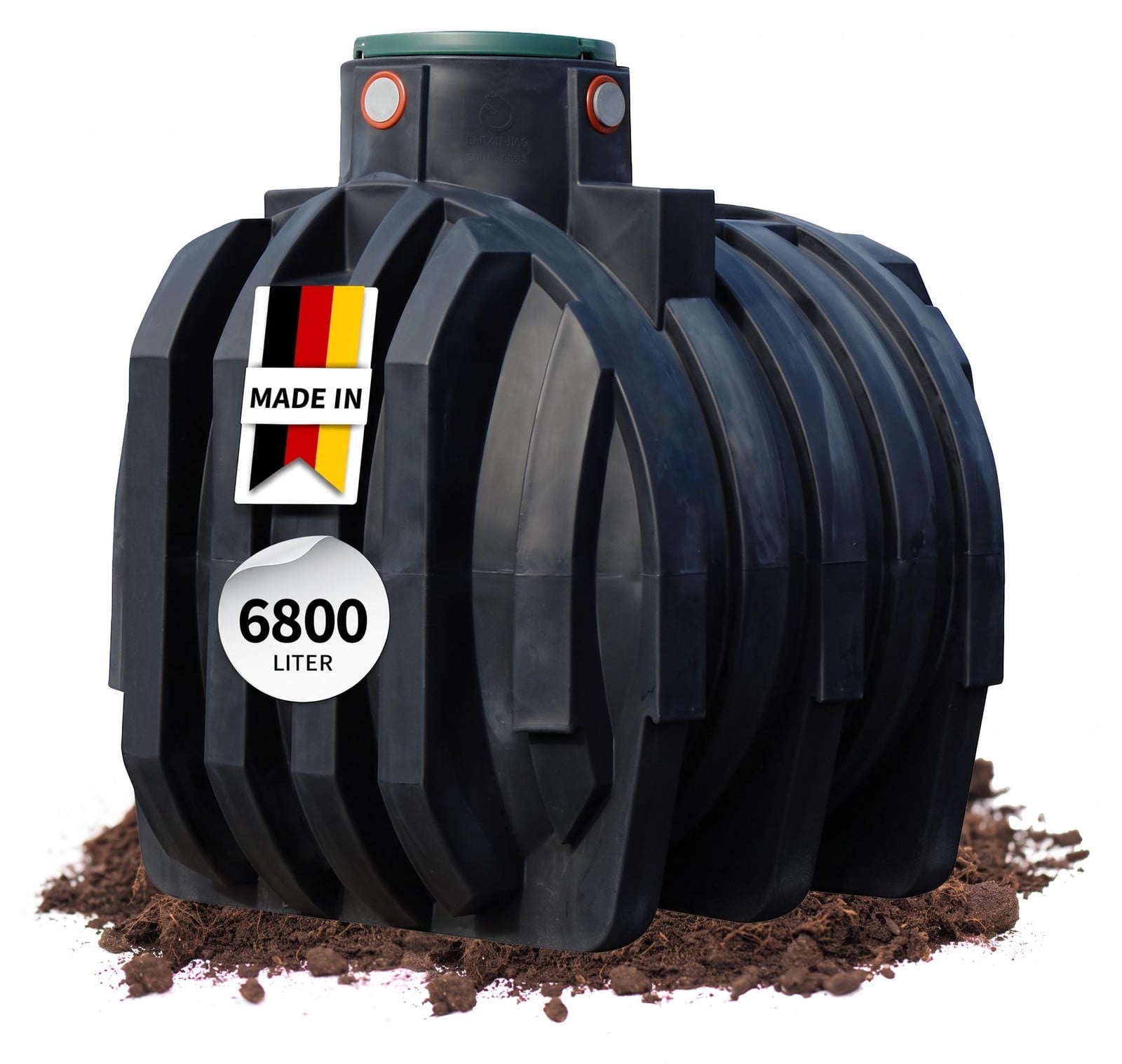 4rain MONO ondergrondse regenwatertank inclusief tankafdekking 6800 L
