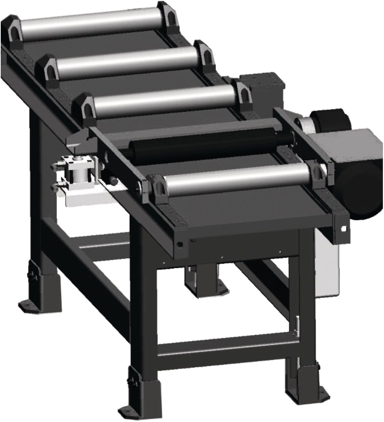 metallkraft Rollenbahn 2000 x 450 mm motorisch (3649711)