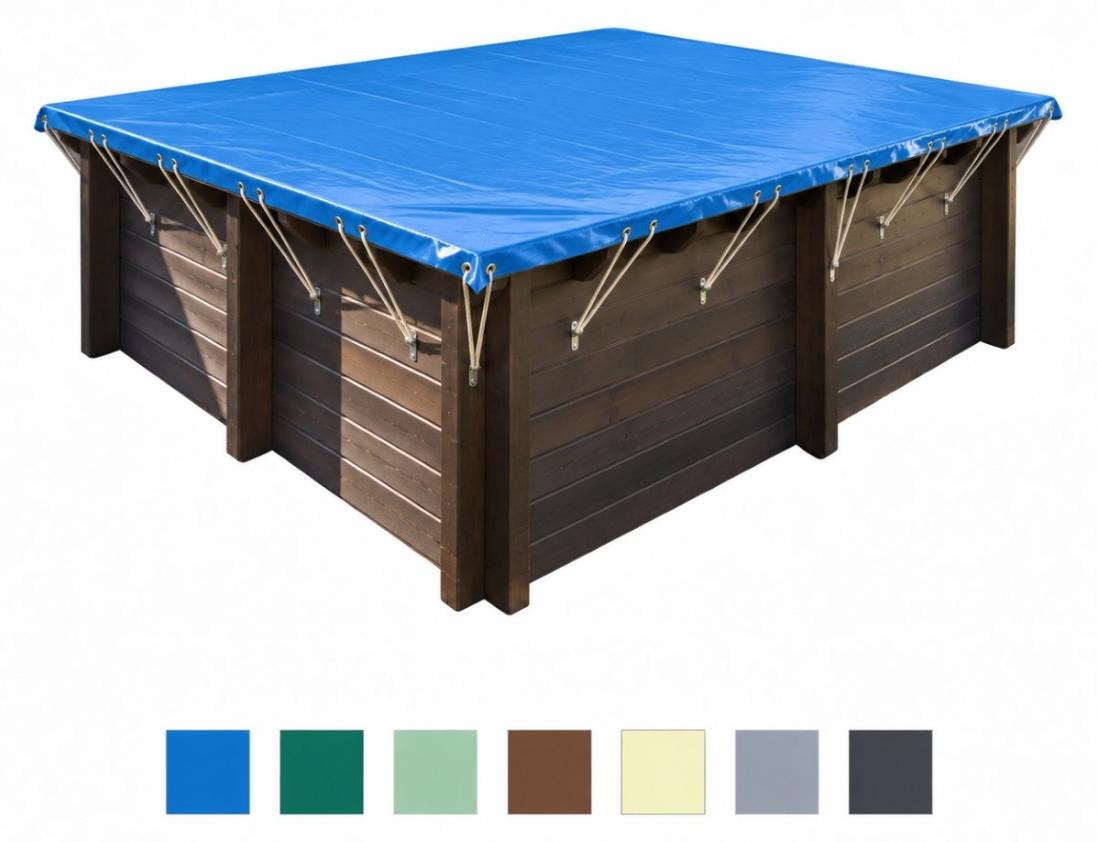 Altanka PLAN306Z, Pool-Überdachung, Grau, PVC, Rechteckig, 4610 mm, 3010 mm