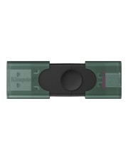 Kingston USB-A+ USB-C 3.2 Gen 1 DataTraveler DuoG2 USB-Stick 128 GB Typ C (DTDEG2/128GB)