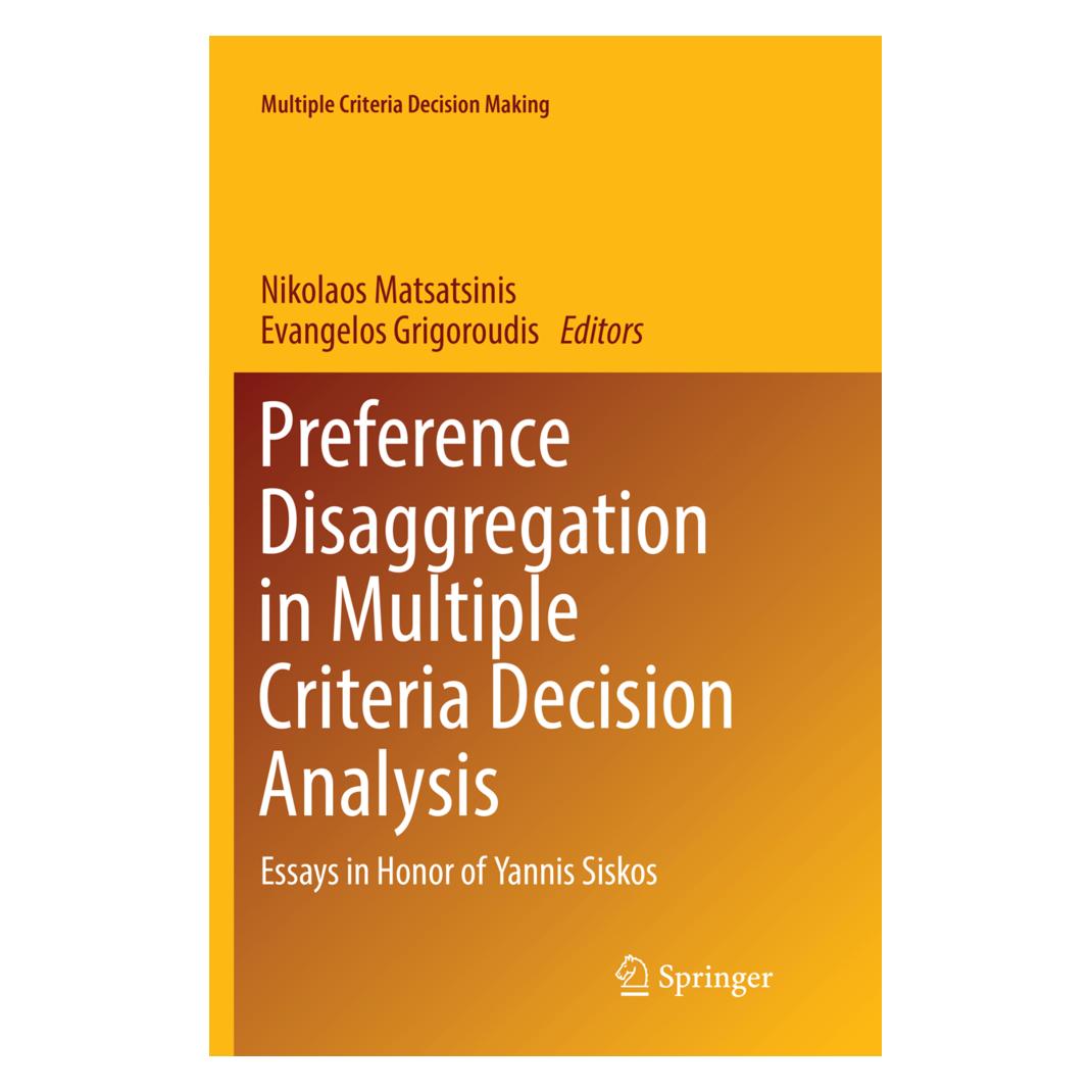 Springer Preference Disaggregation in Multiple Criteria Decision Analysis (Englisch, Softcover, Evangelos Grigoroudis, Nikolaos Matsatsinis) (56071769)