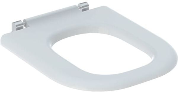 Geberit Renova Comfort WC-Sitzring 572840000 weiß, barrierefrei, eckig, Befestigung von unten