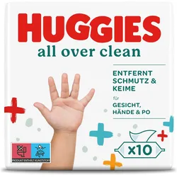 Huggies All Over Clean 10×56 – frische Babytücher