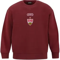 JAKO Unisex VfB Sweat Freizeit, Größe S in Rot Rot