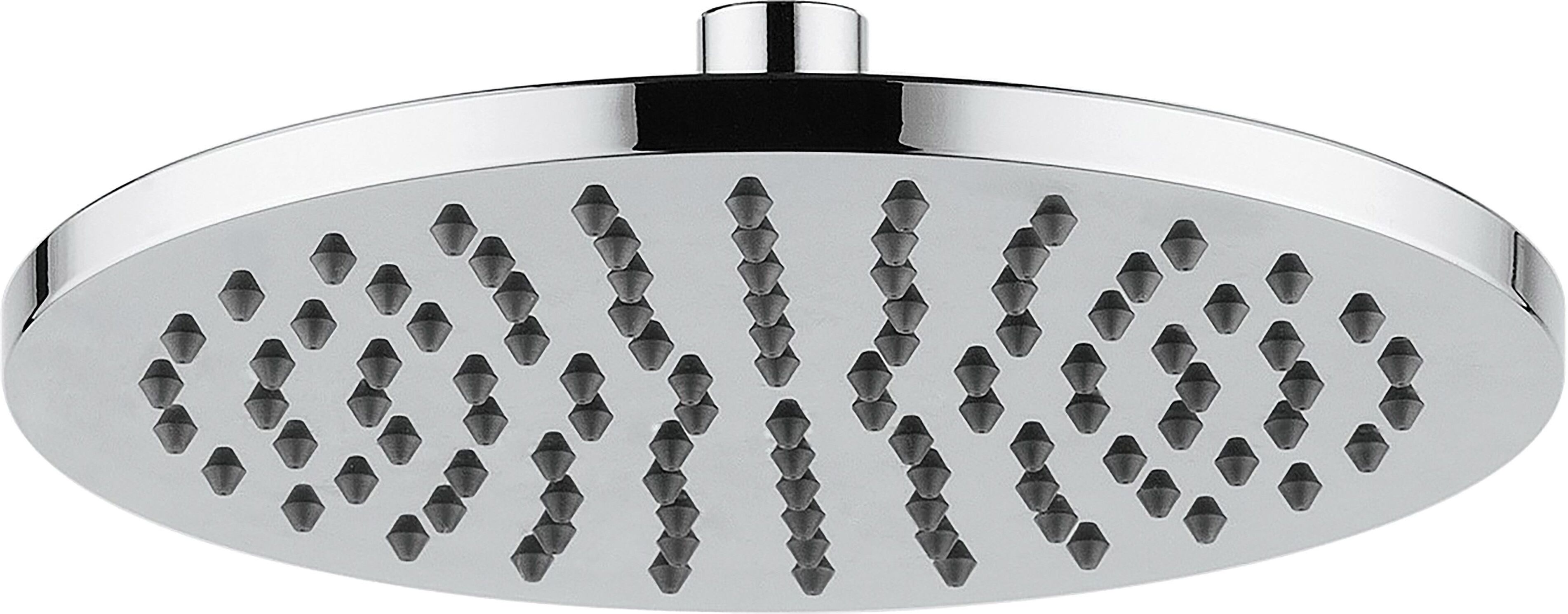 Goccia Blu SOFFIONE TONDO CARONTE IN ABS CROMO ø20 cm