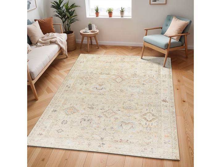 Becki owens x livabliss tapis vintage marron 198x275