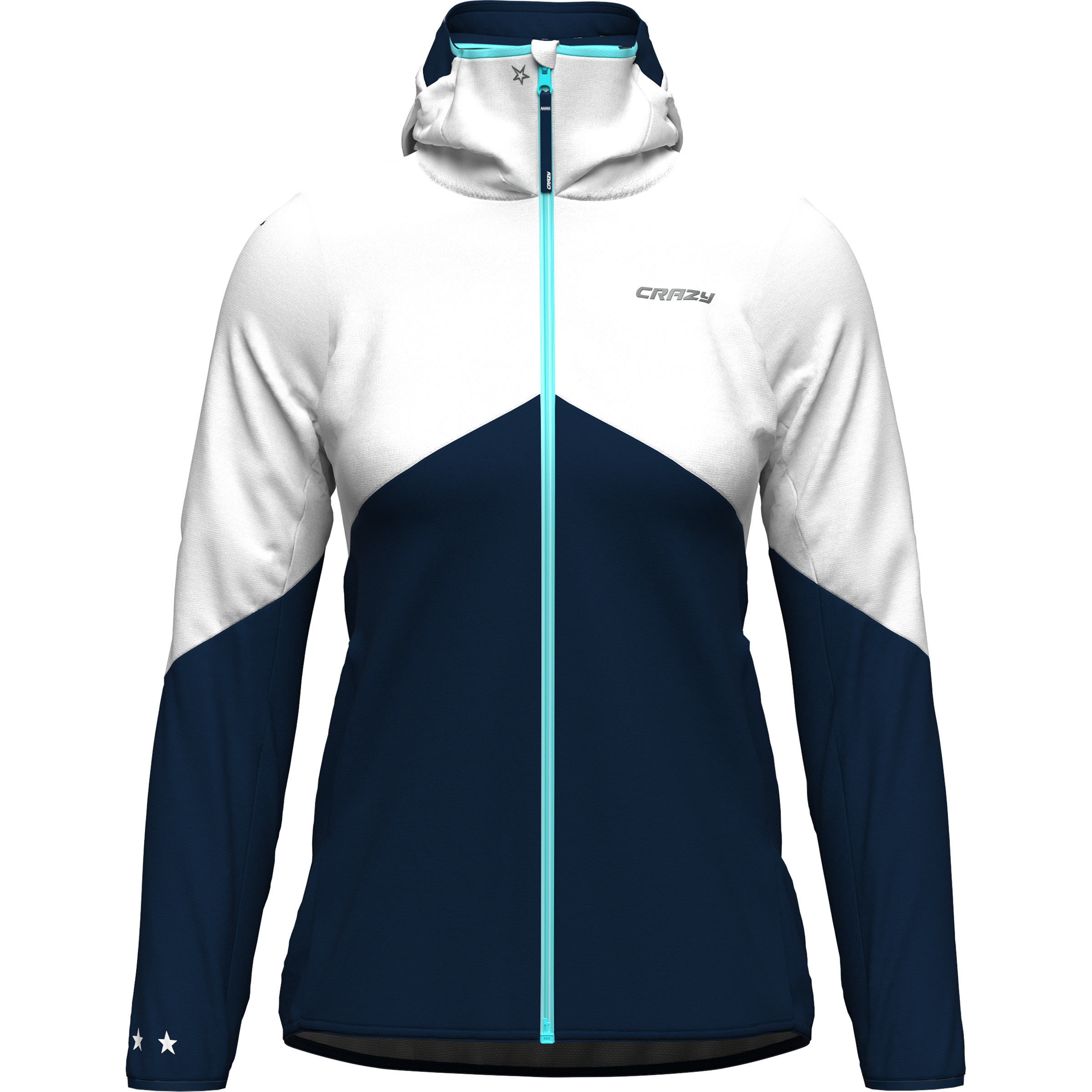 Crazy Boosted Proof Damen Regenjacke blau Größe XS Alpinklettern | Bergsteigen | Hochtour Klein verpackbar