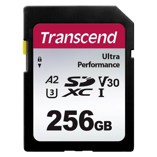 Transcend SD Card SDXC SDC340S 160/90 MB/s (256 GB, SDXC, U3, UHS-I) (TS256GSDC340S)