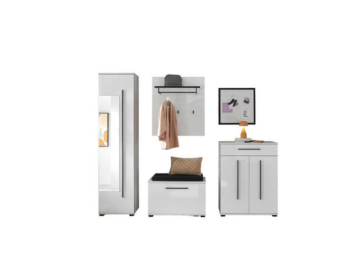 GARDEROBE Cantara Weiß/Weiß HG B: 230cm