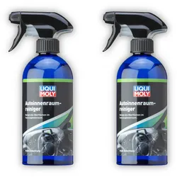 2x Auto Innenraumreiniger LIQUI MOLY 1547 für Polster, Kunststoff, Leder 500 ml