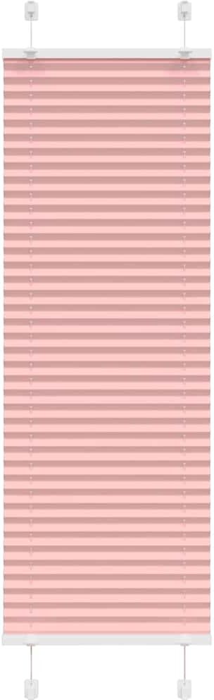 vidaXL Store plissé rose 40x100 cm largeur du tissu 39,4 cm polyester