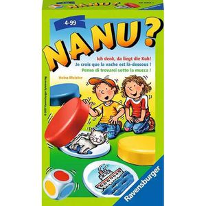 Ravensburger Kartenspiel 23063 Nanu, ab 4 Jahre, 2-4 Spieler