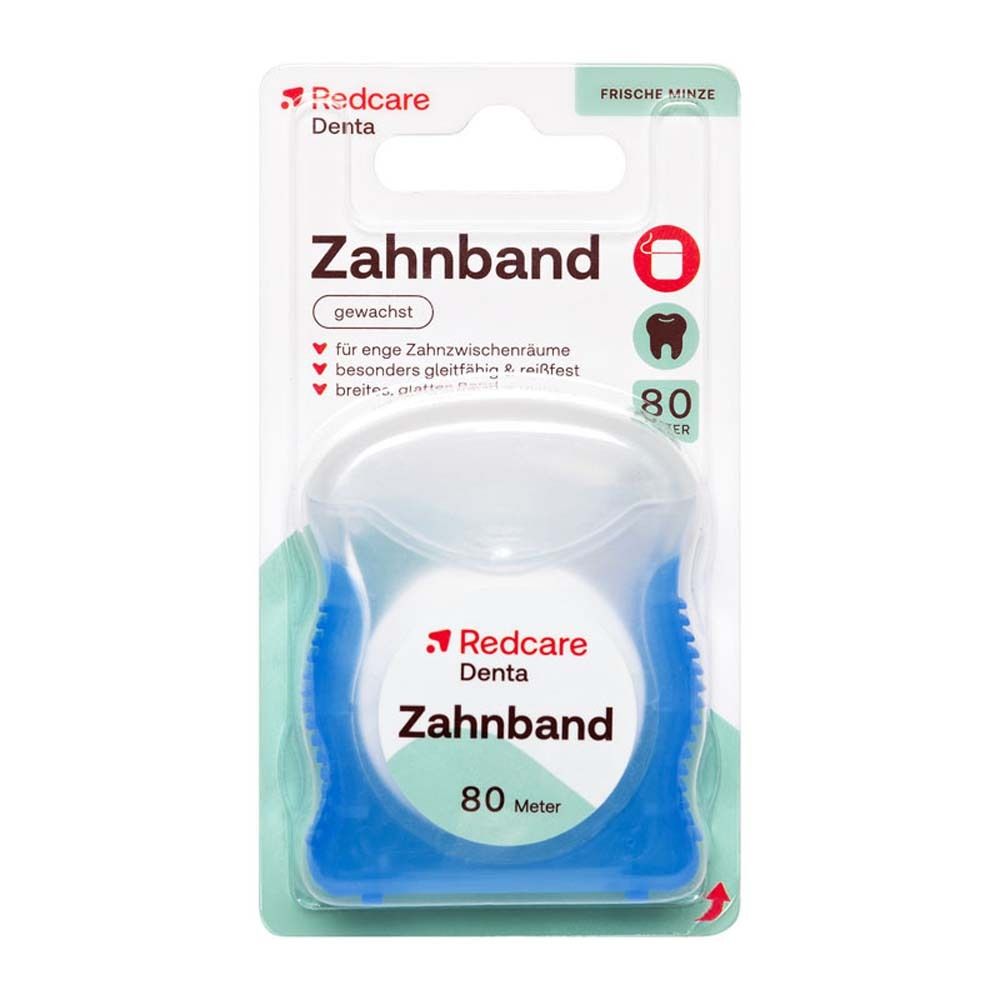 Zahnband Redcare Denta gewachst 80 m 8 Zahnseide