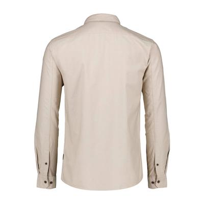 Businesshemd LINDBERGH "Business-Casual-Hemd (Langarm) Relaxed Fit", Herren, Gr. XL, Normalgrößen, beige (sand), Obermaterial: 100% Baumwolle, Hemden