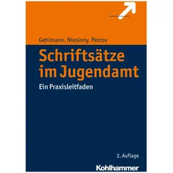 Schriftsätze im Jugendamt, Fachbücher von Veszelinka Petrov, Erhard Gehlmann, Frank Nieslony