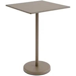 Muuto Linear Steel Stehtisch, 70 x 70 cm, taupe