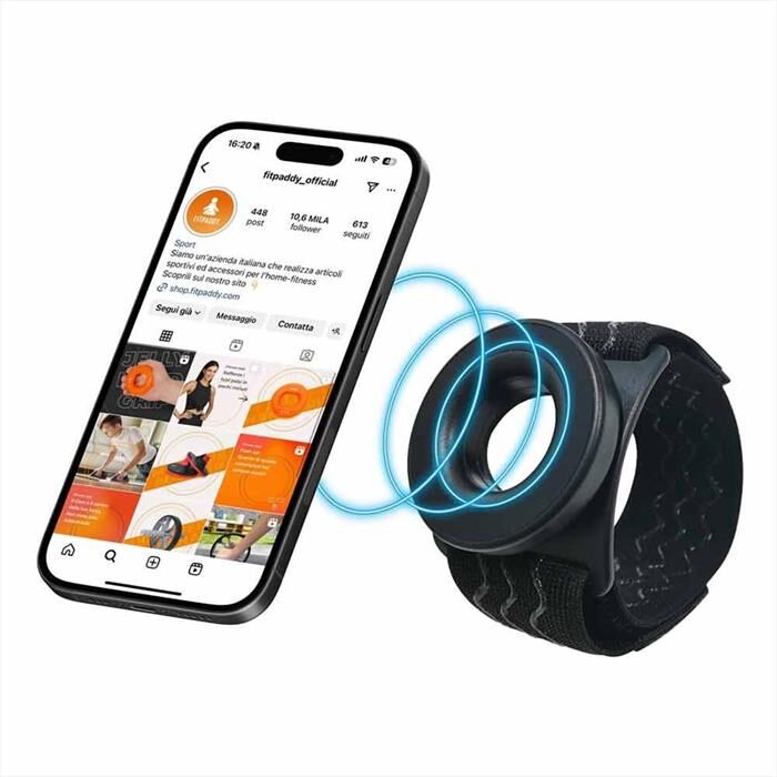 FITPADDY Supporto Smartphone Magnetico Da Braccio-nero