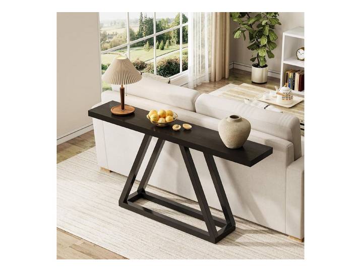 LuxusKollektion Konsolentisch Konsolentisch 160cm schmal schwarz (1-St)